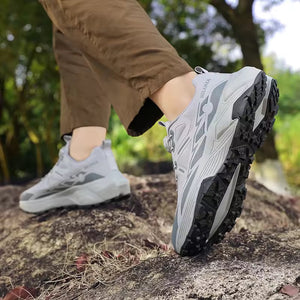Mens Summer Mesh Running Shoes Breathable Outdoor Hiking Travel Sneakers