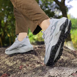Mens Summer Mesh Running Shoes Breathable Outdoor Hiking Travel Sneakers