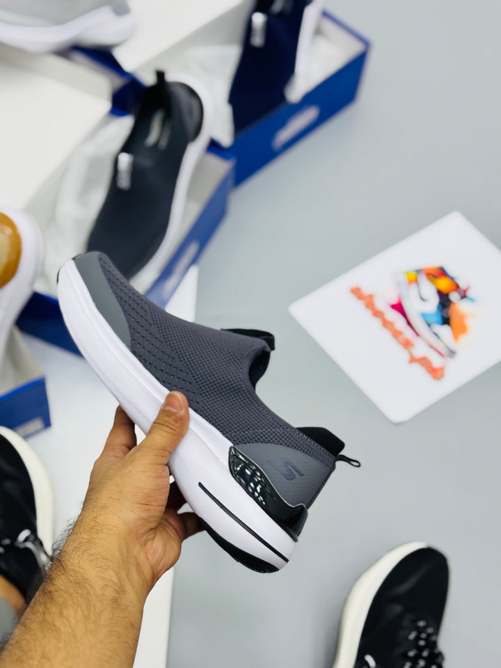 Skechars hyper burst gray/white