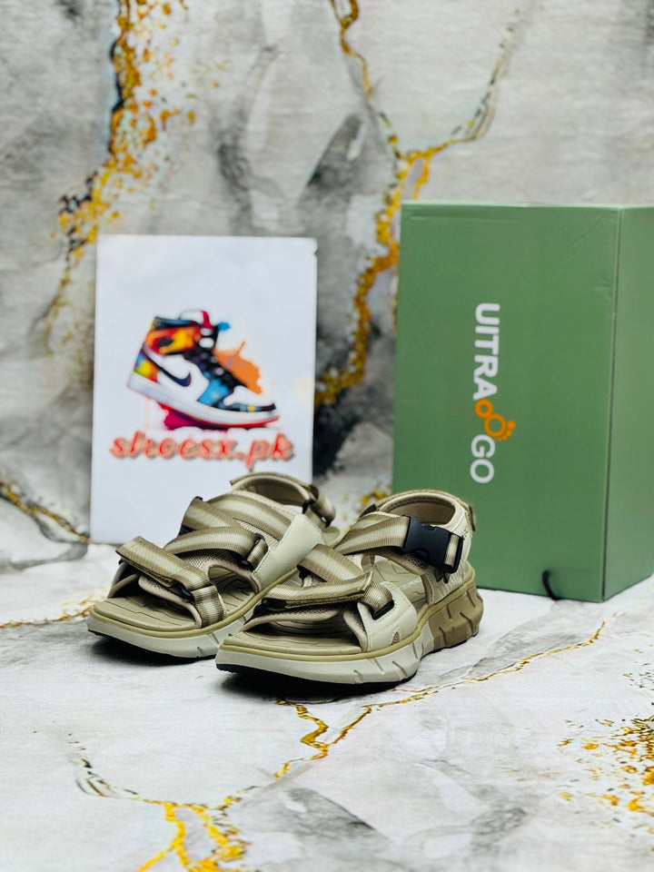 ULTRA GO GOLDEN Sandals Waterproof Arch Support Comfort Adjustable Athletic X/khaki