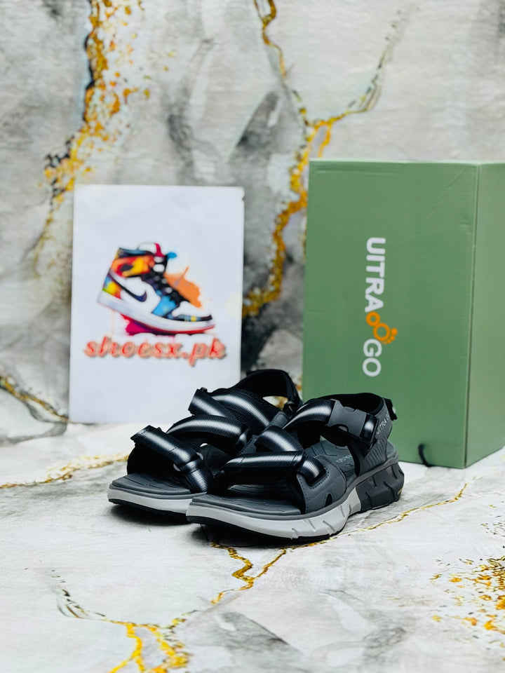 ULTRA GO GOLDEN Sandals Waterproof Arch Support Comfort Adjustable Athletic X/gray