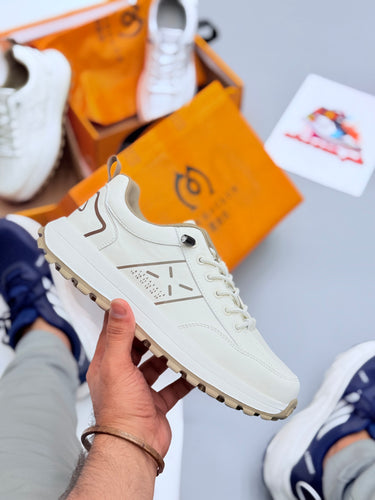 Summer Breathable Men's Sports Shoes With Thick Sole For Increased Height Casual Low Top High Quality