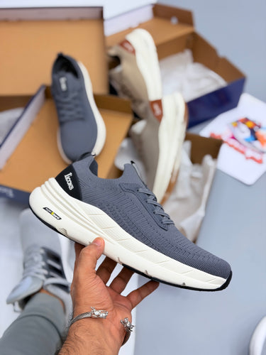 Skechars 1st looks hyper burst (gray)