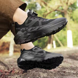 Mens Summer Mesh Running Shoes Breathable Outdoor Hiking Travel Sneakers