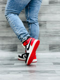 Nk Air Jordan 1 "Satin Black Toe"