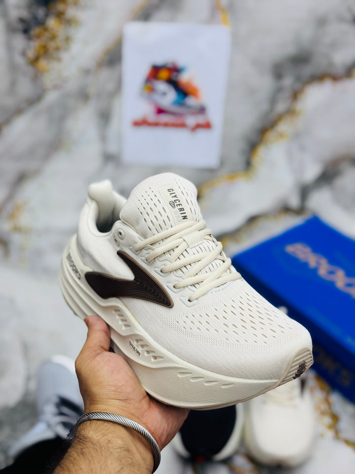 Brookes Mens Glycerin Max Neutral Running & Walking Shoe
 xcream