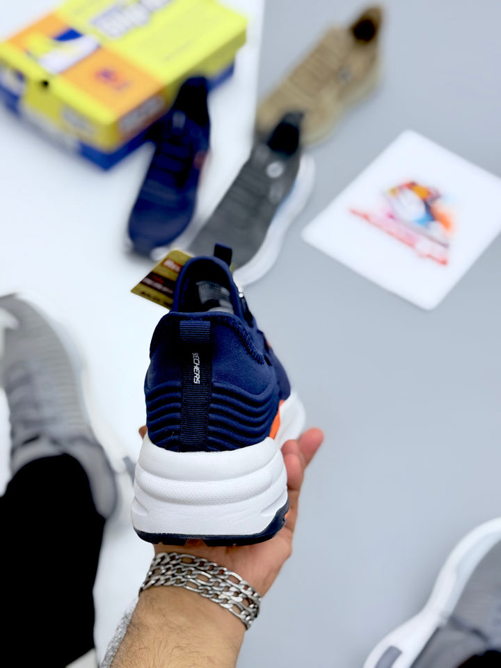 Skechars air cooled arch fit (original blue)