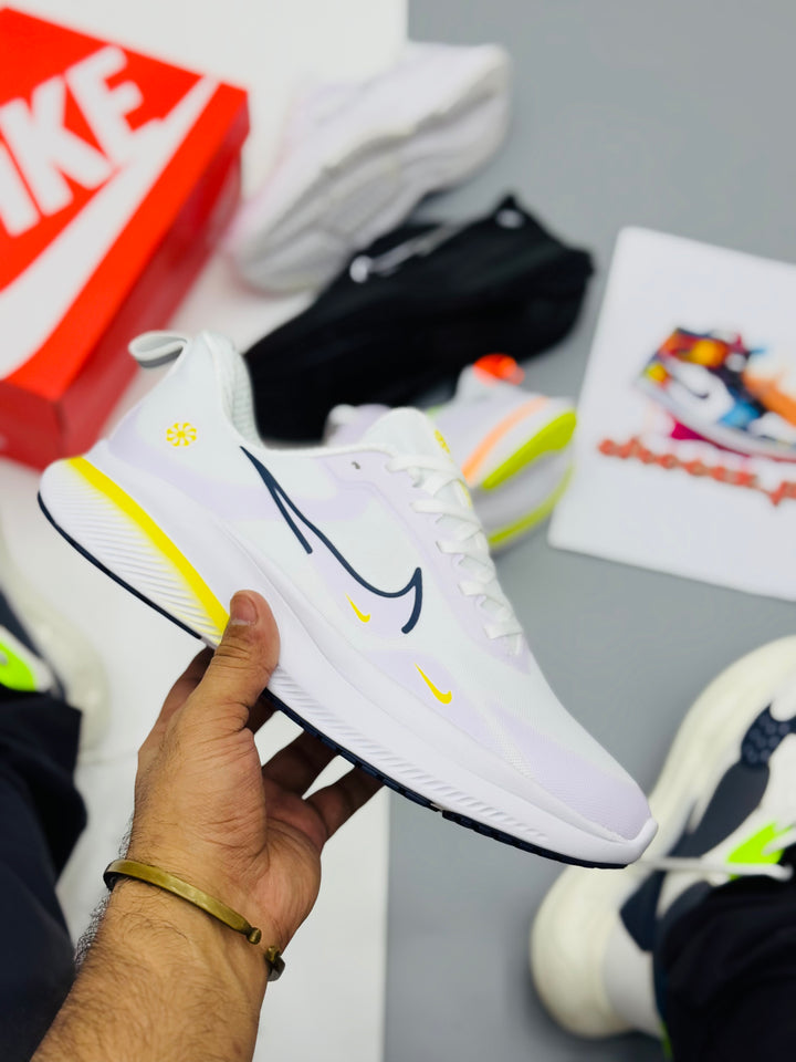 Nke air zoom runners 4.3 (white/yellow)