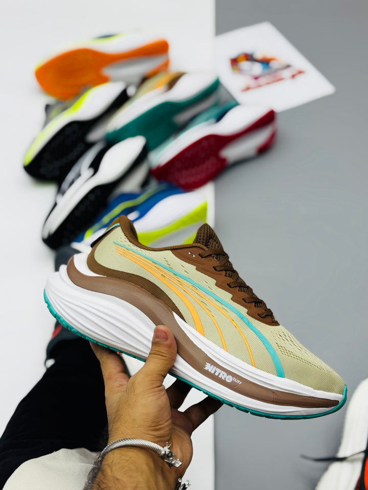 POMA MagMax NITRO Running Shoes (brownw)