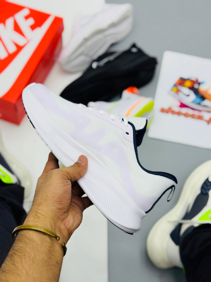 Nke air zoom runners 4.3 (white/blue)