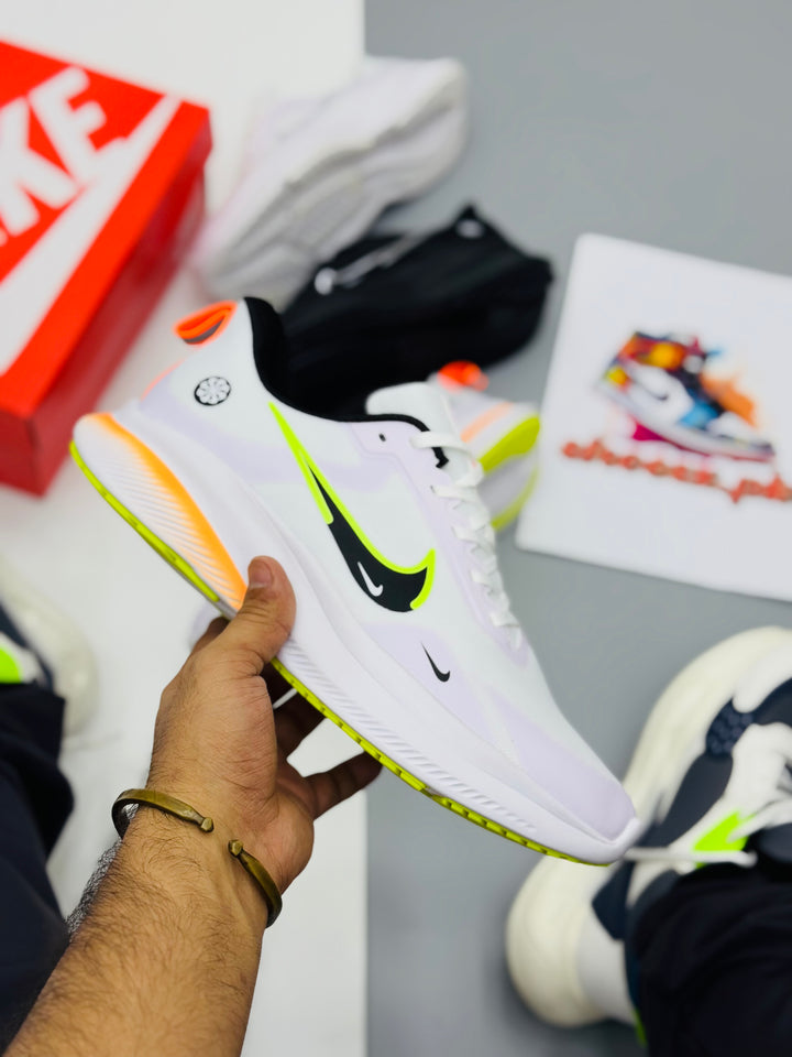 Nke air zoom runners 4.3 (white/green)