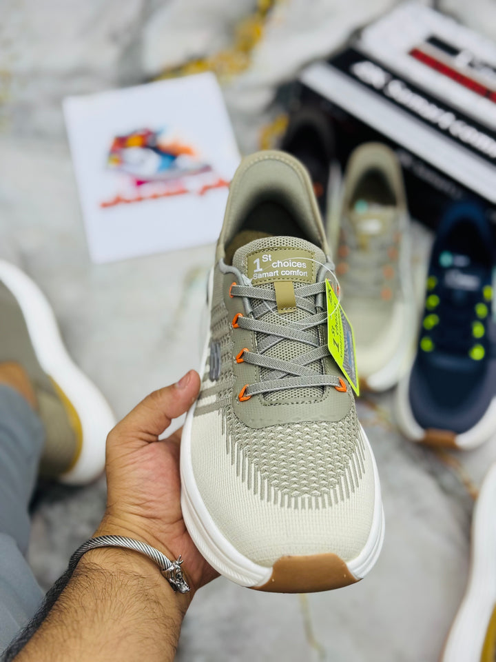 1st choice memory foam shoes (khaki)