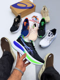 ASECS GEL-NIMBUS – Premium Running Shoes + Free Gift Laces black/blue