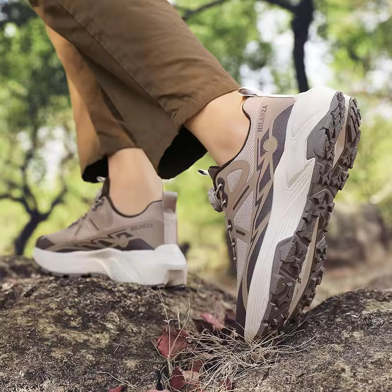 Mens Summer Mesh Running Shoes Breathable Outdoor Hiking Travel Sneakers