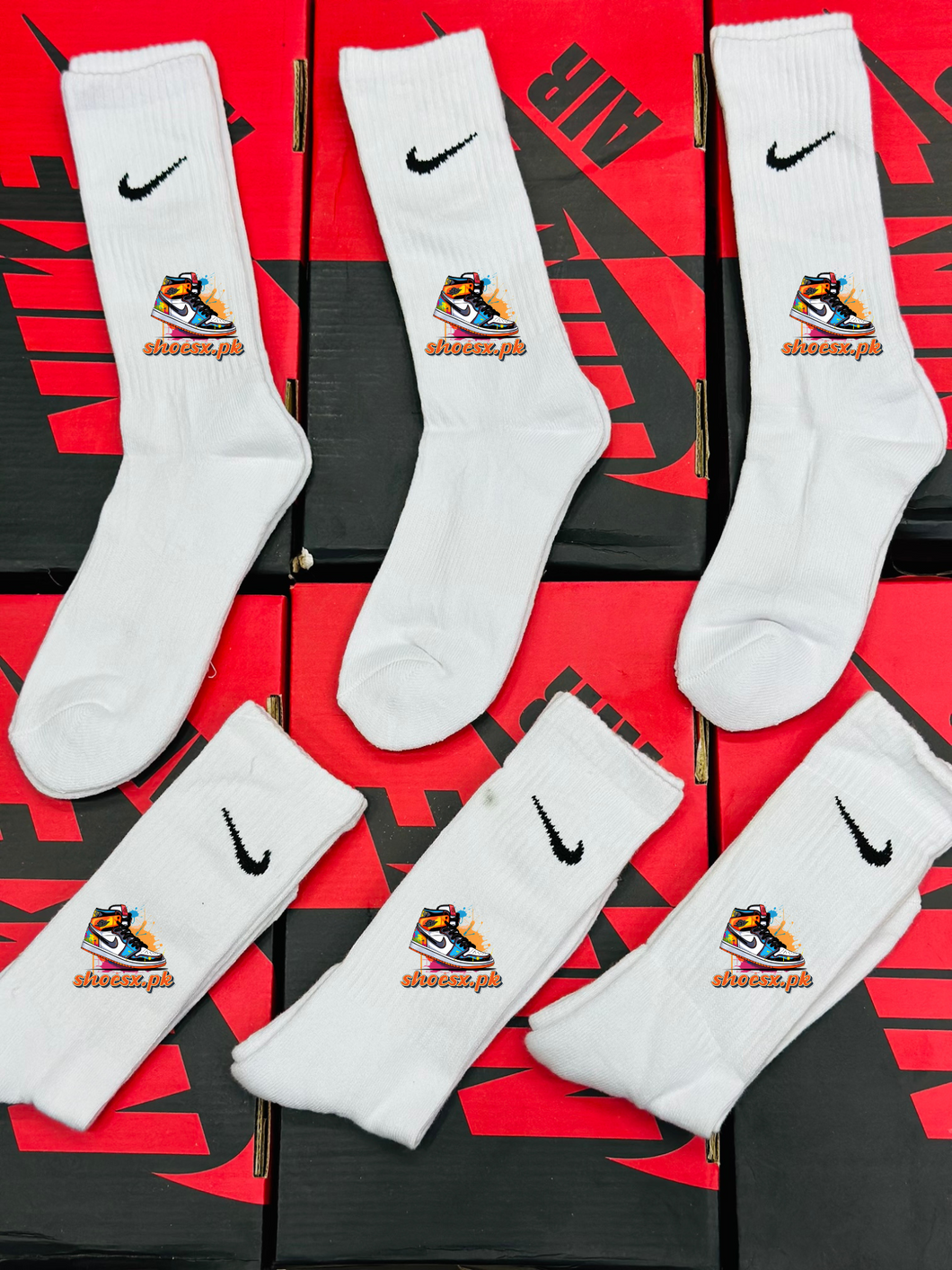 Nike socks full white