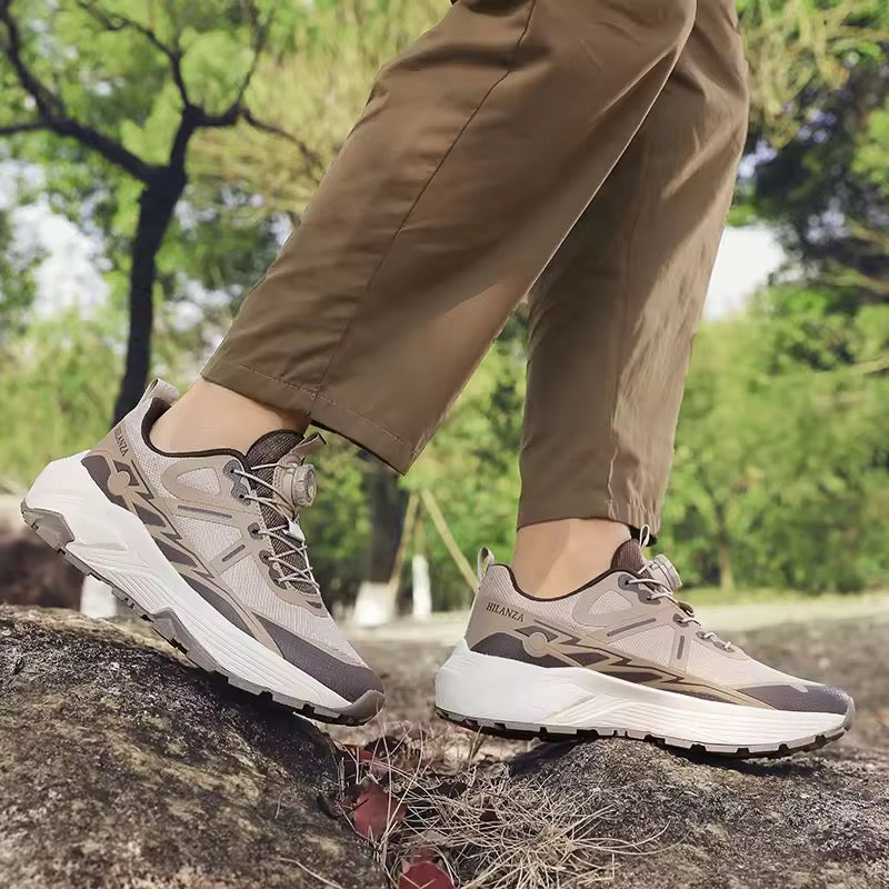 Mens Summer Mesh Running Shoes Breathable Outdoor Hiking Travel Sneakers