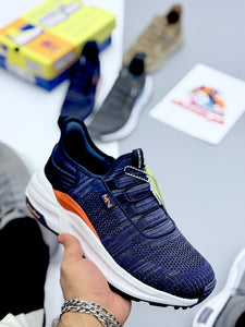 Skechars air cooled arch fit (original blue)