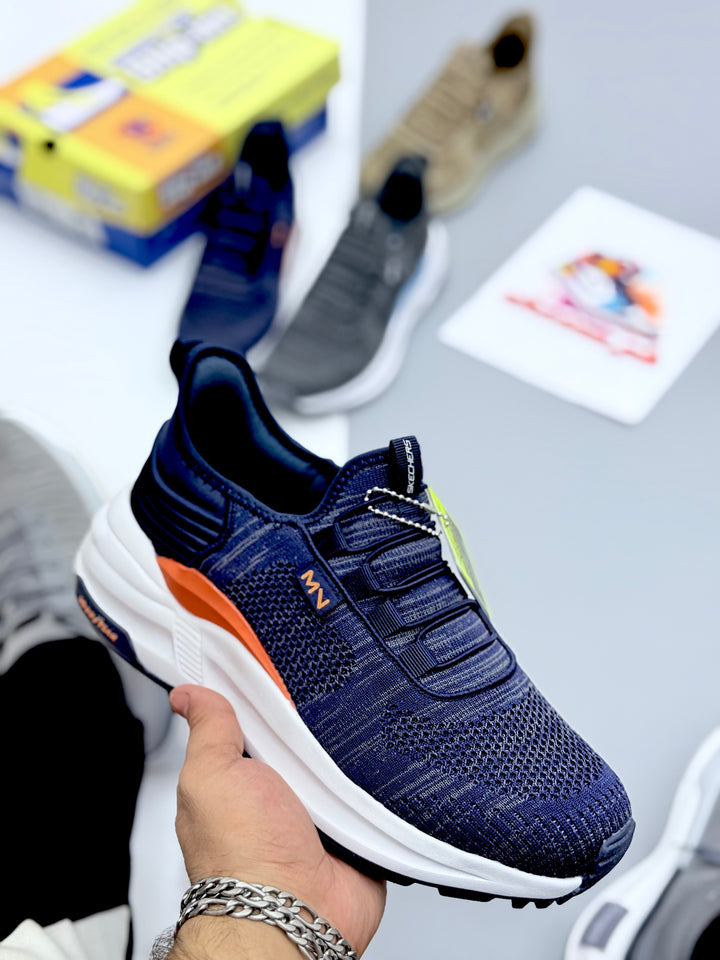 Skechars air cooled arch fit (original blue)