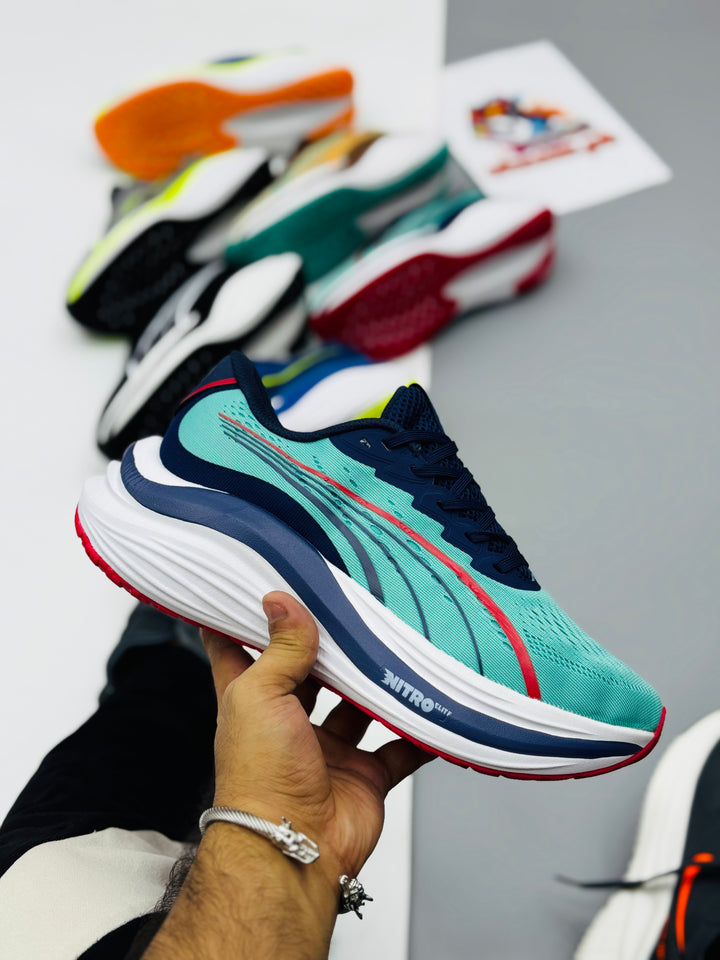 POMA MagMax NITRO Running Shoes (blueex)