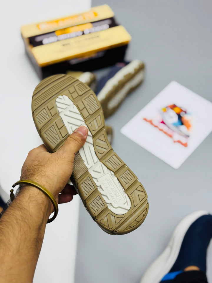 Skechares archfit memory foam khaki