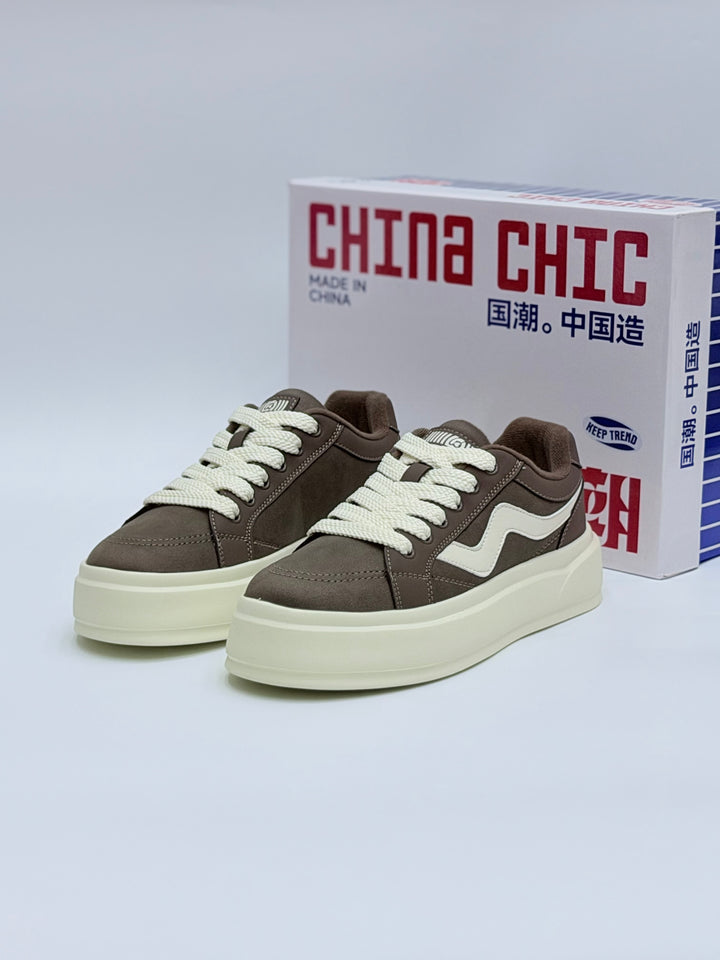 FASHION SNEAKER FOR MEN SHOESX - VANS BROWN