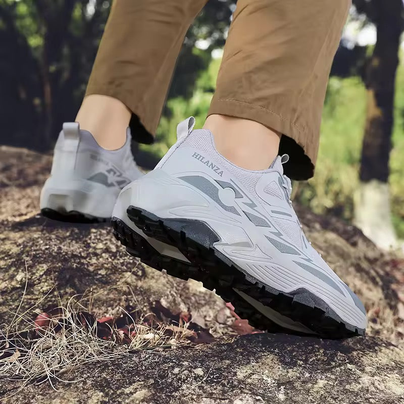 Mens Summer Mesh Running Shoes Breathable Outdoor Hiking Travel Sneakers
