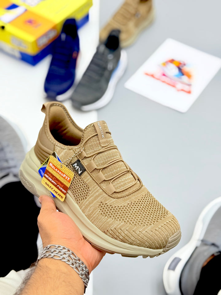 Skechars air cooled arch fit (original khaki)