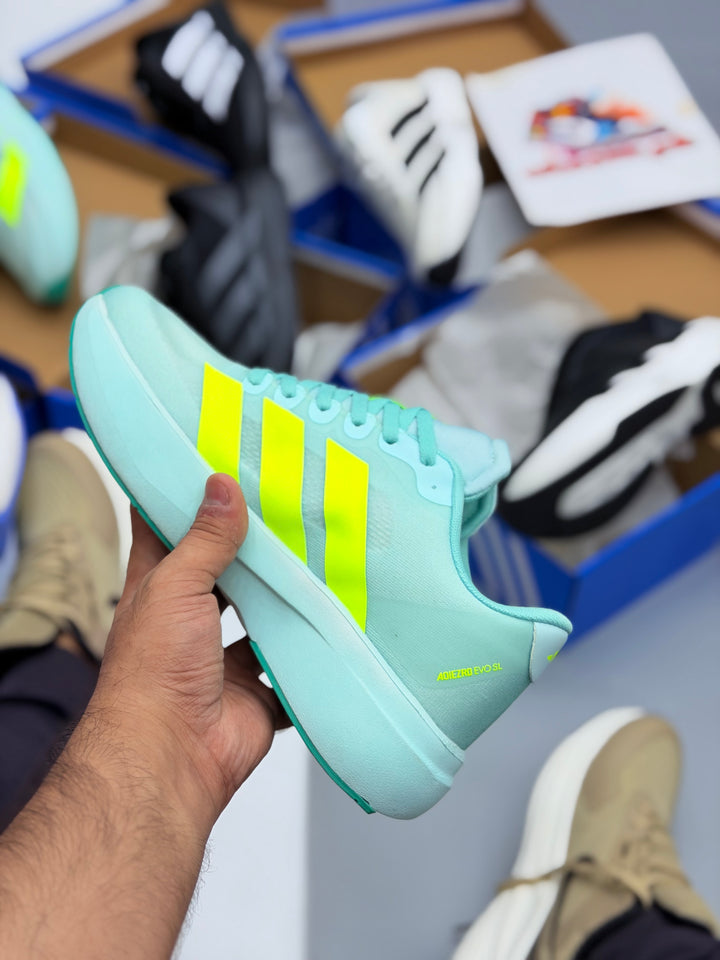 ADIZERO EVO SL SHOES mint/green