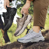 Mens Summer Mesh Running Shoes Breathable Outdoor Hiking Travel Sneakers