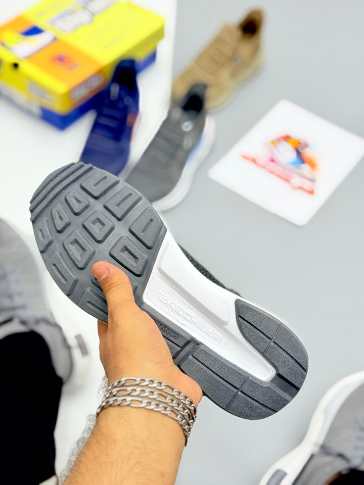 Skechars air cooled arch fit (original gray)