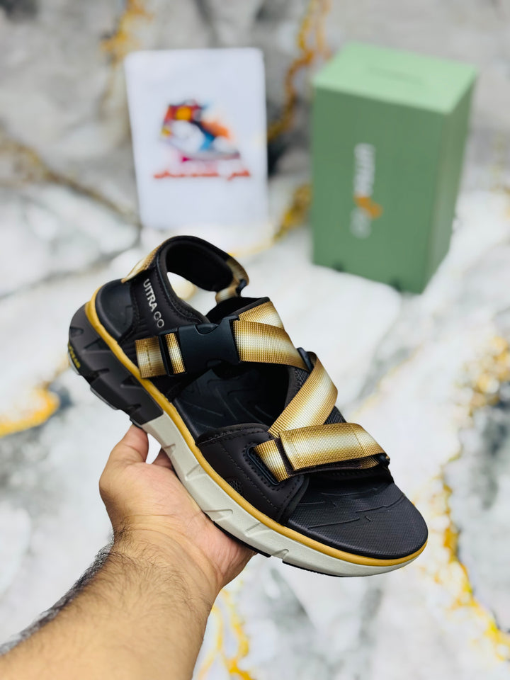 ULTRA GO GOLDEN Sandals Waterproof Arch Support Comfort Adjustable Athletic X/brown
