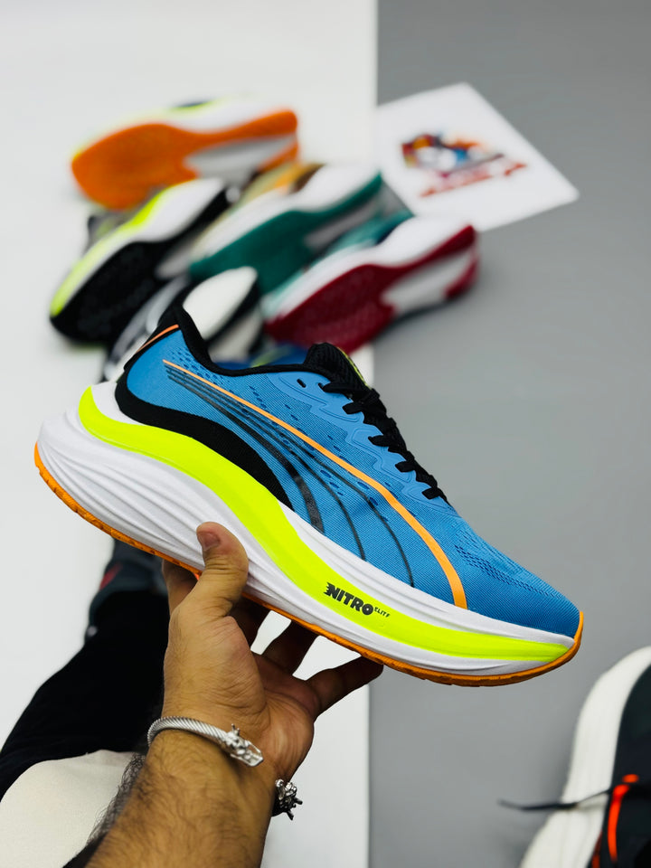 POMA MagMax NITRO Running Shoes (blueor)