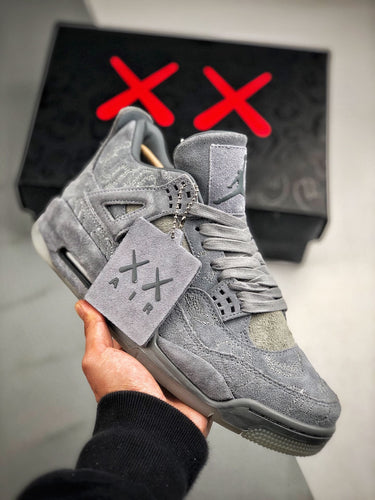 KAWS x Air Jordan 4 Cool Grey/White