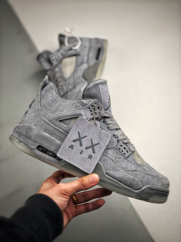 KAWS x Air Jordan 4 Cool Grey/White